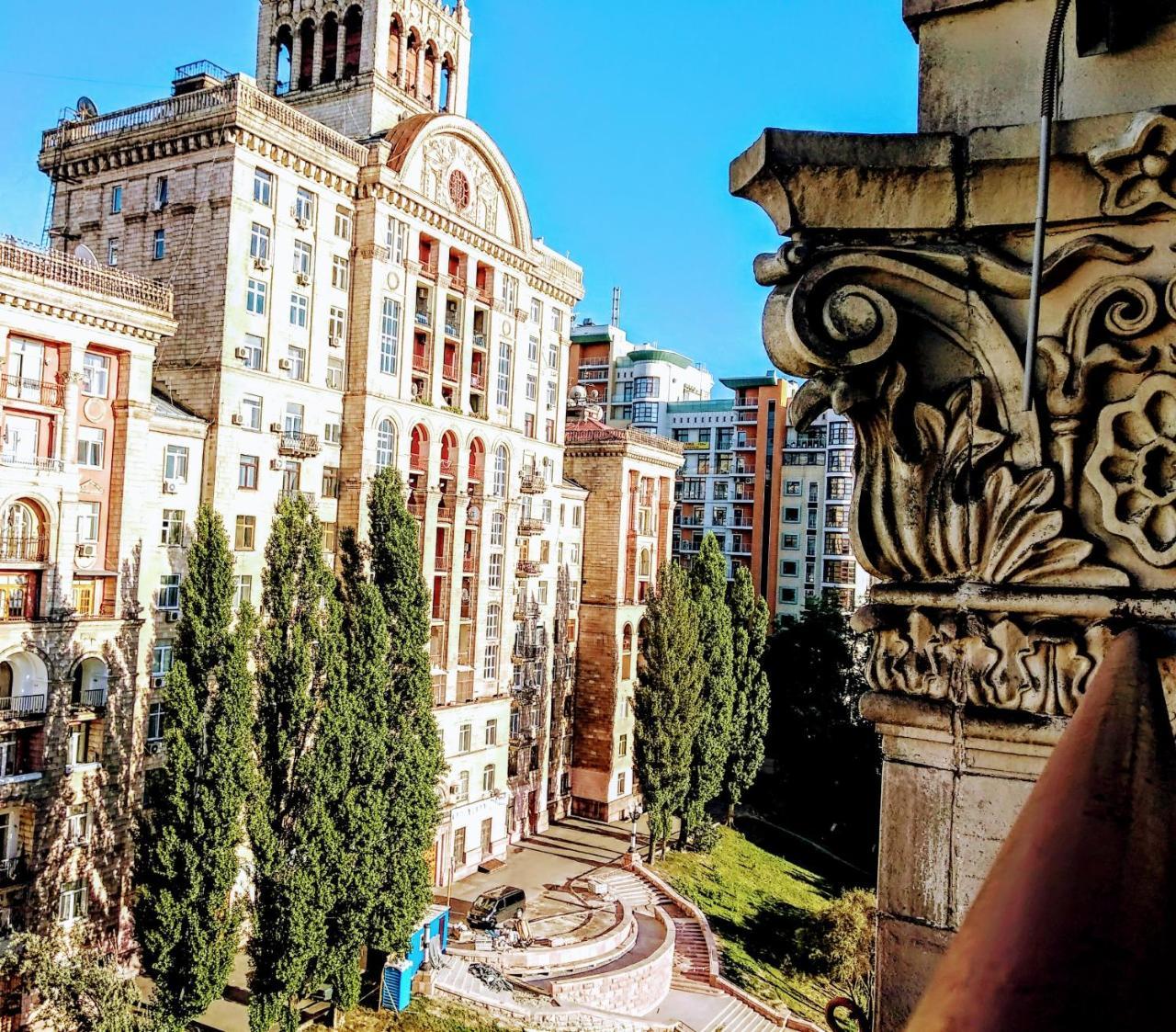 קייב Kiyv Apartments Khreshatyk 23 Ua City Centre מראה חיצוני תמונה